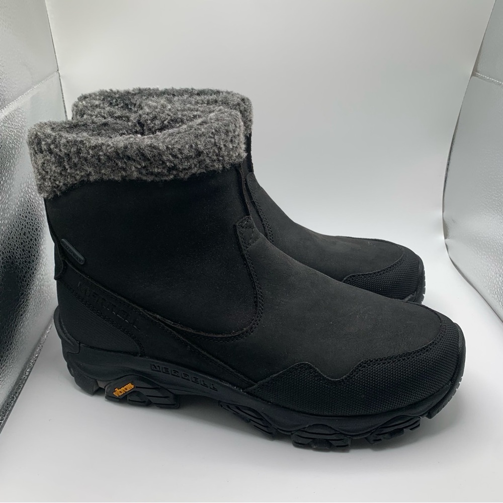 EUC Merrell Women's Coldpack 3 Thermo Mid Zip Waterproof size 10 black 1884 - Picture 3 of 10